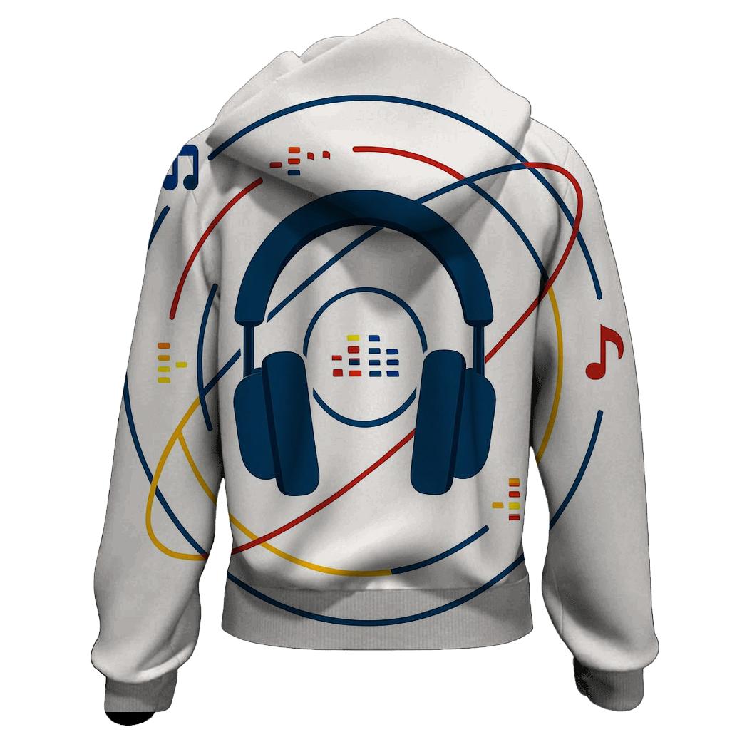 Headphone Orbit Diagram lightweight hoodies