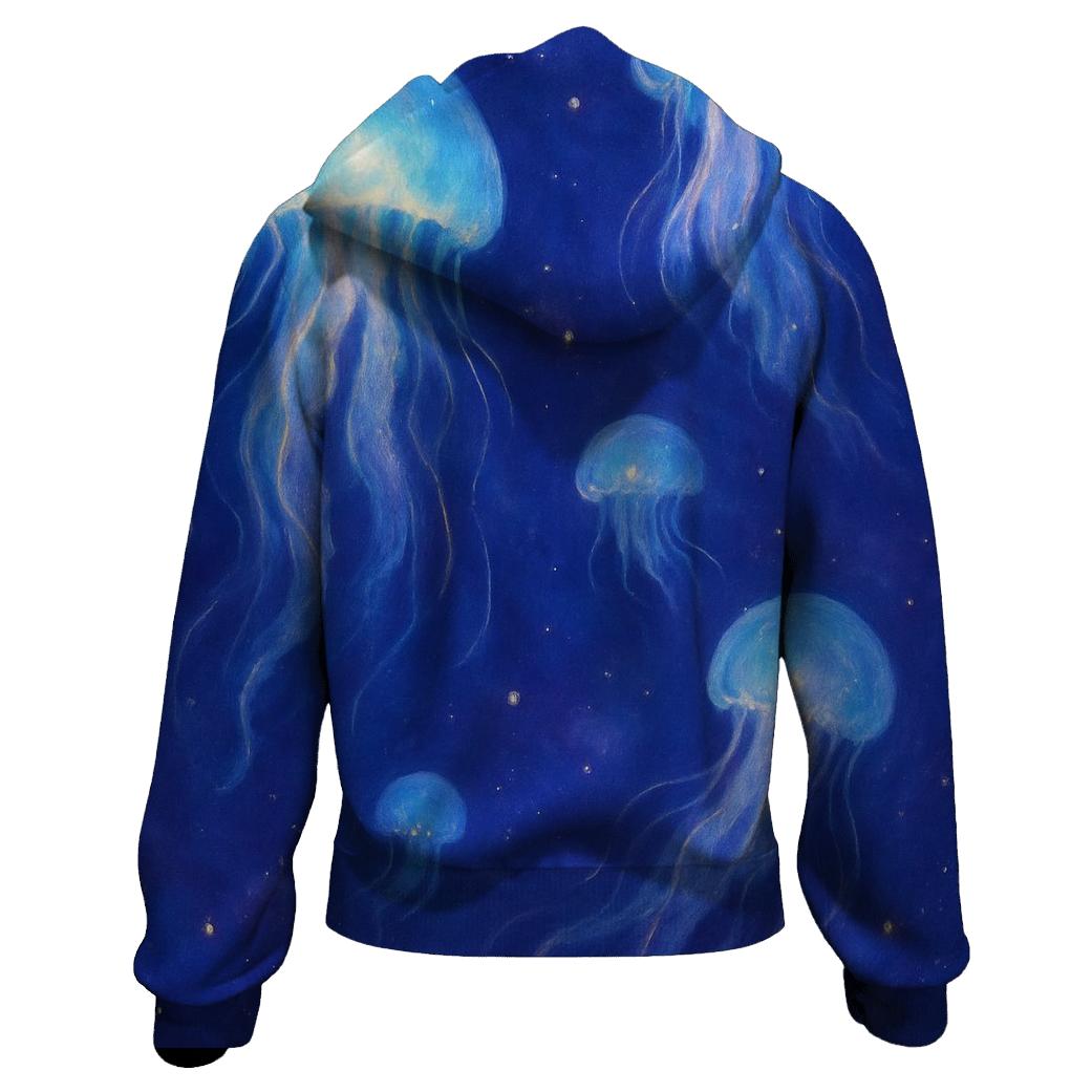 Cosmic Jelly Garden custom hoodies