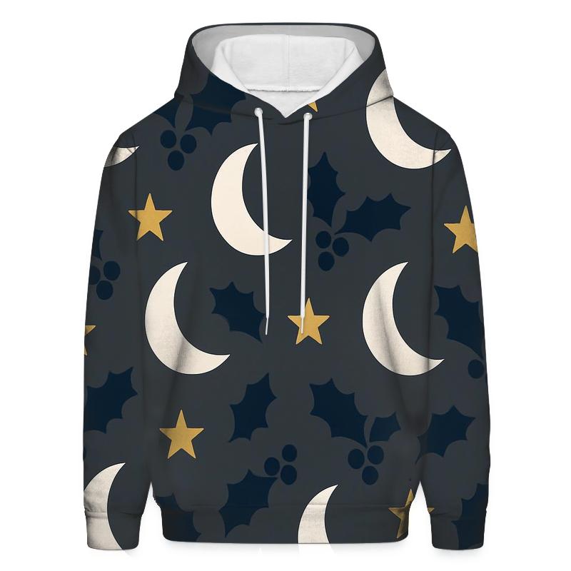 Abstract Noel Night Sky zip-up hoodies