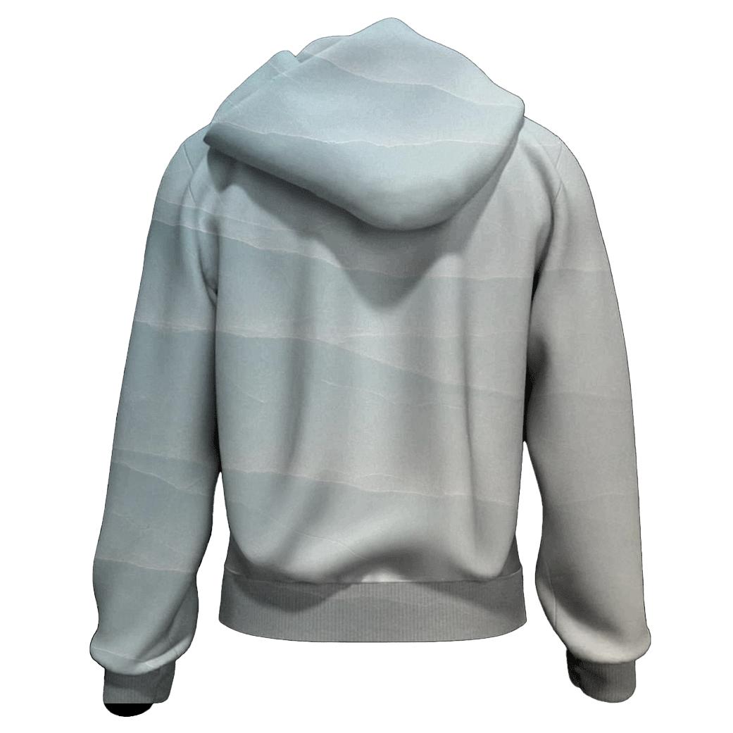 Glacier Veil printed hoodies