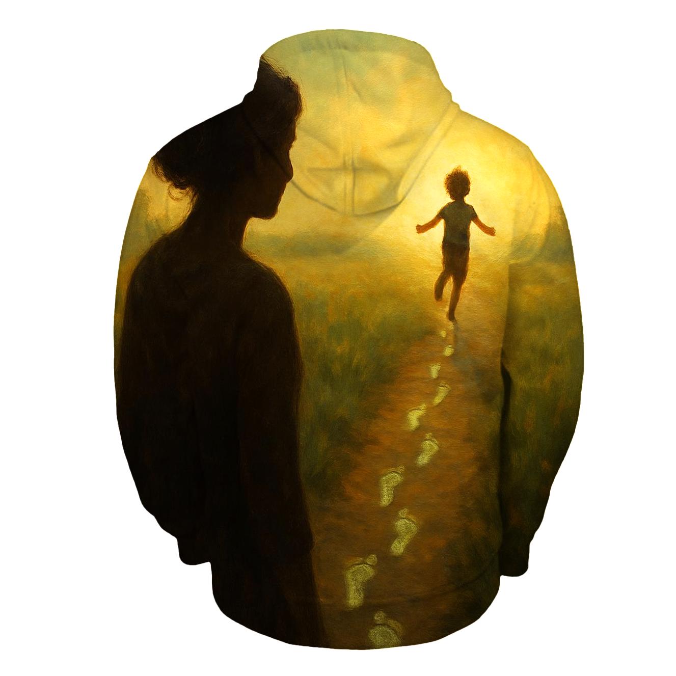 Footprints In The Heart lightweight hoodies