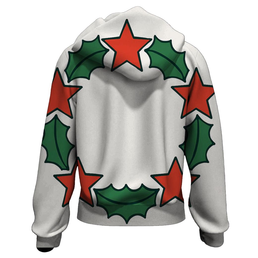 Wreath Of Geometric Stars hoodie styles
