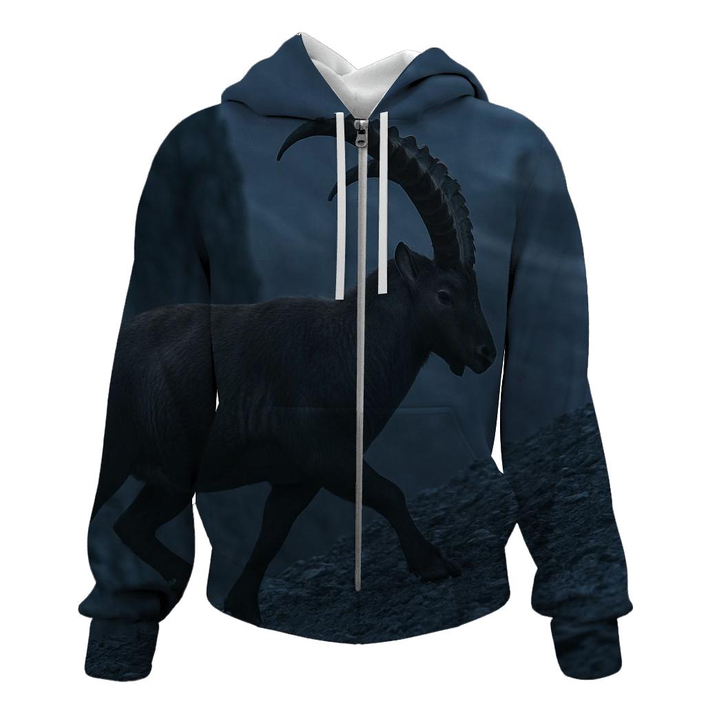 Highland Grazers — Alpine Ibex premium hoodies