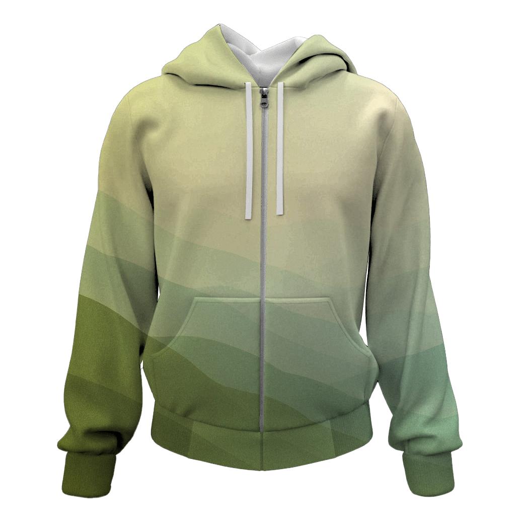 Verdant Horizon graphic hoodies