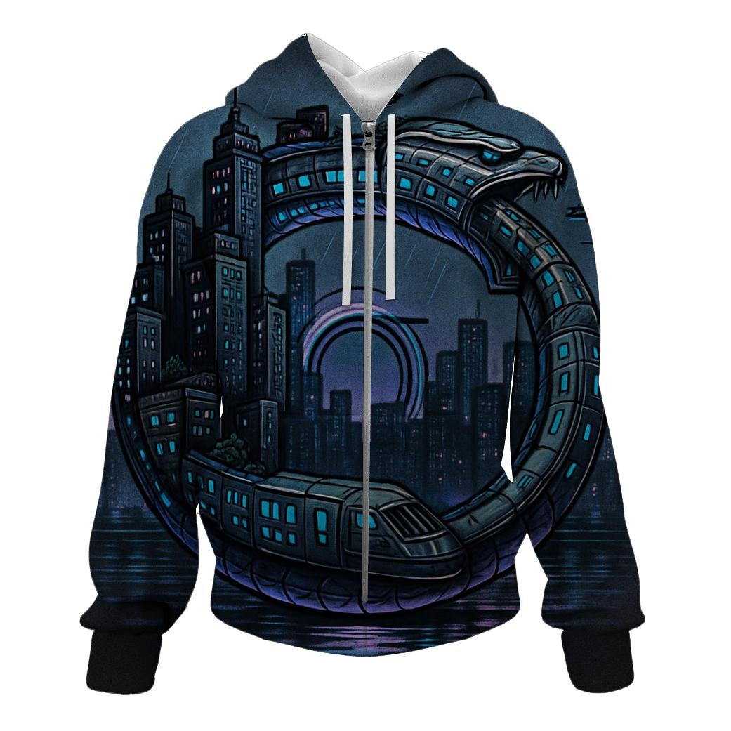 City Circuit Ouroboros custom hoodies