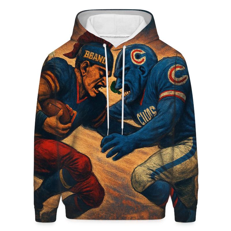 Stadium Clash At Dusk premium hoodies
