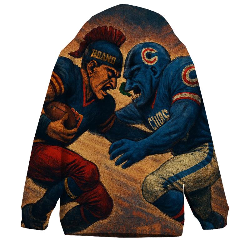 Stadium Clash At Dusk premium hoodies