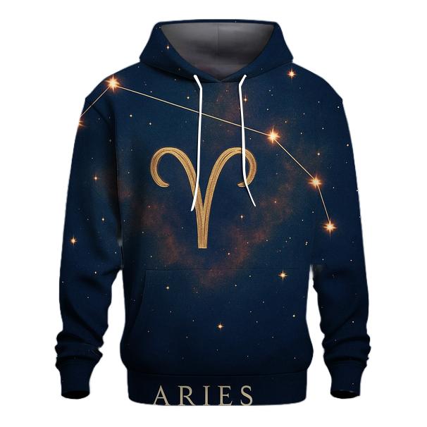 Celestial Aries Constellation Map custom hoodies