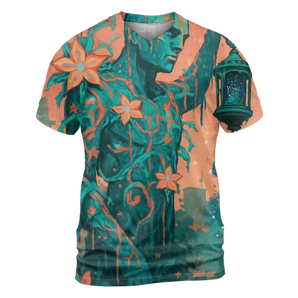 Graffiti Garden Sentinel creative print fashion shirts