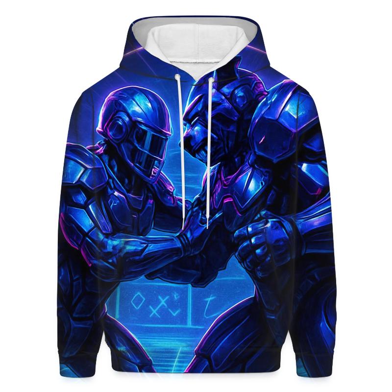 Futurist Gridiron Duel hoodie styles