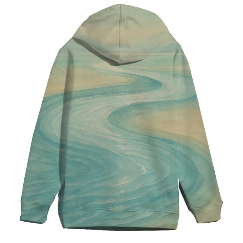 Sacred Waters Flow designer hoodies