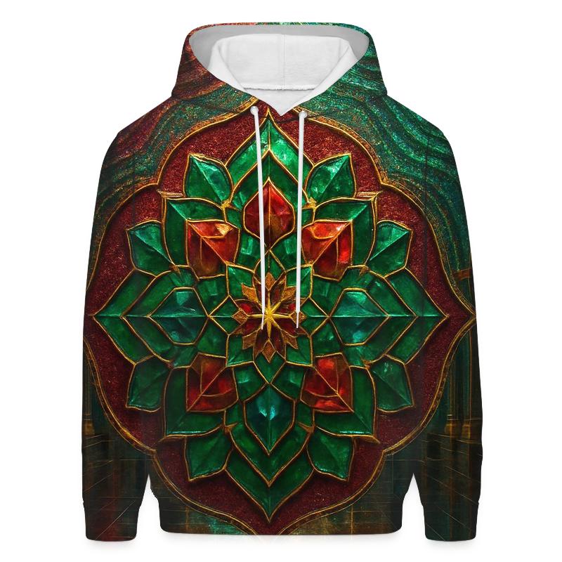 Jewel Tide Mandala printed hoodies