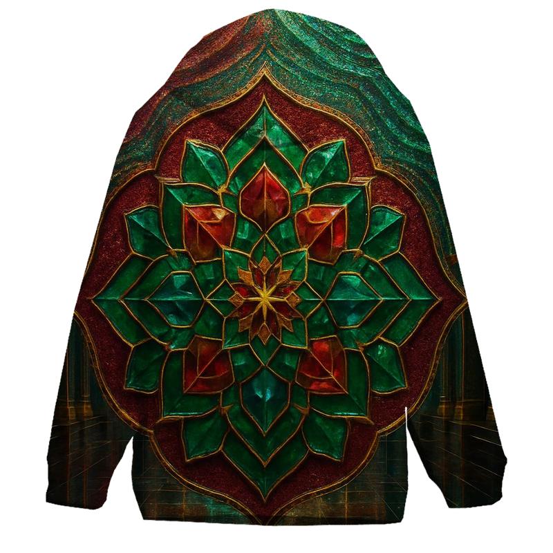 Jewel Tide Mandala printed hoodies