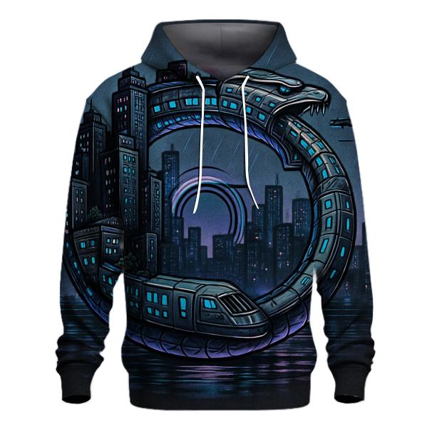 City Circuit Ouroboros zip-up hoodies