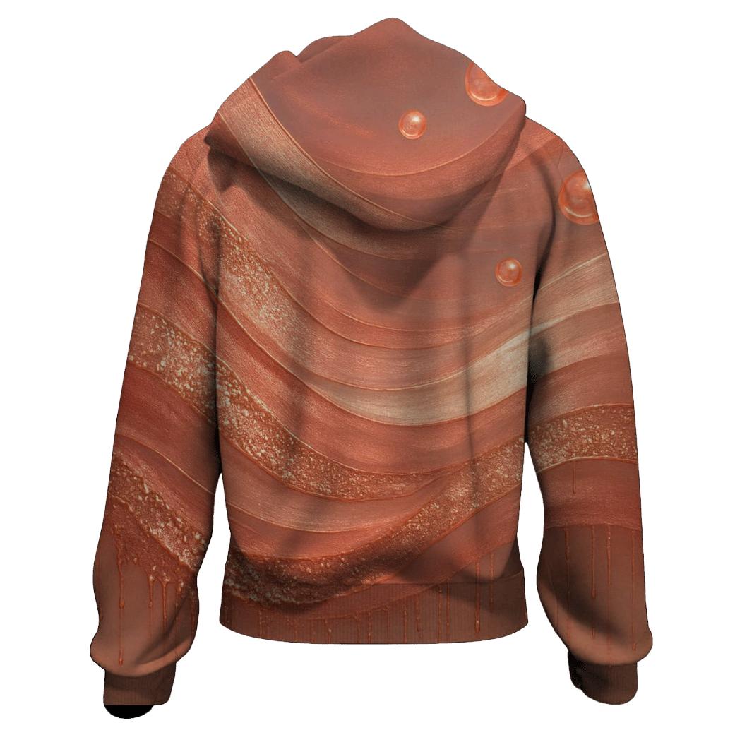 Rose Gold Riptide graphic hoodies