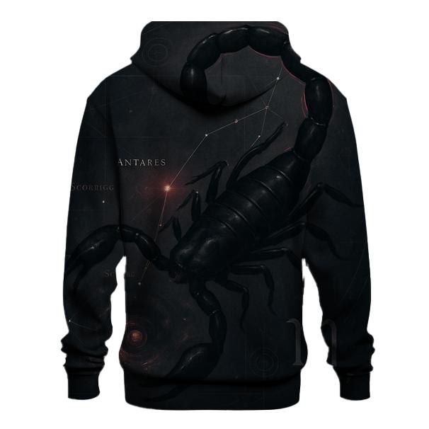 Scorpio Galactic Scorpion Design hoodie trends