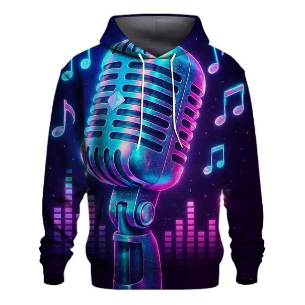Microphone Neon Pulse zip-up hoodies