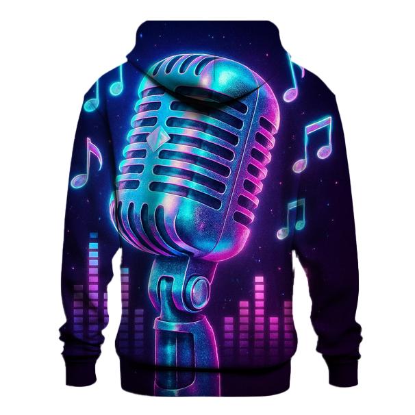Microphone Neon Pulse zip-up hoodies