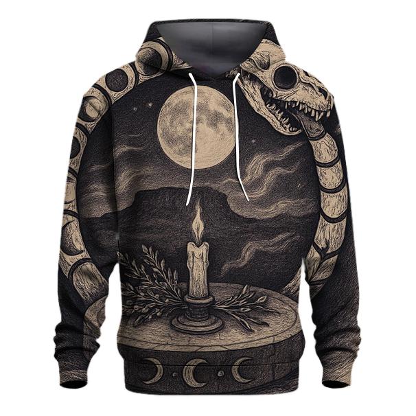 Lunar Bone Ouroboros premium hoodies
