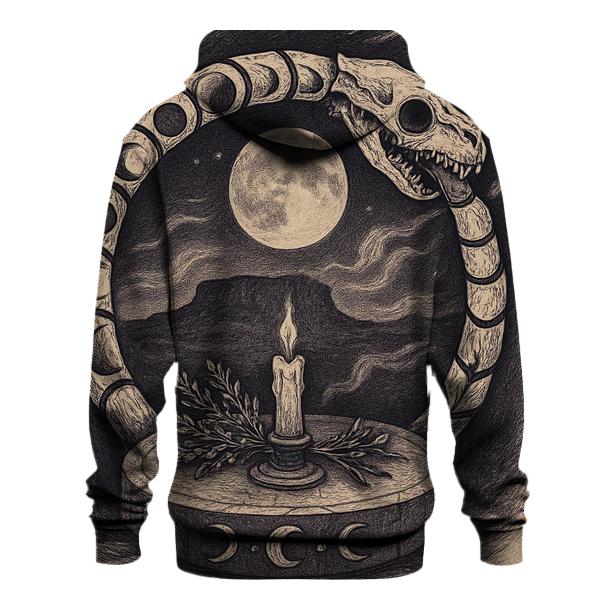Lunar Bone Ouroboros premium hoodies