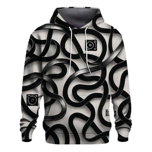 Tape Maze Retro Tech zip-up hoodies