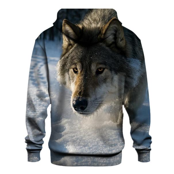 Snow Trail Tracking Study heavyweight hoodies