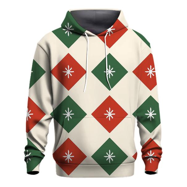 Diamond Snowflake Matrix custom hoodies