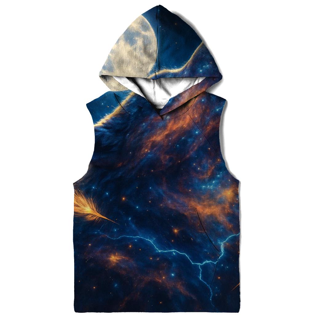Nebula Howl embroidered hoodies