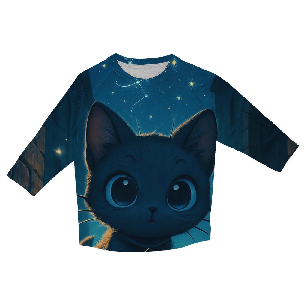 Starry-Eyed Alley Explorer trendy 3/4 sleeve tops
