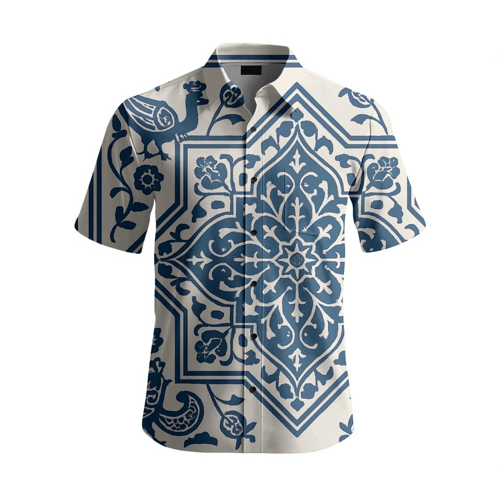 Sapphire Persian Medallion premium embroidered apparel