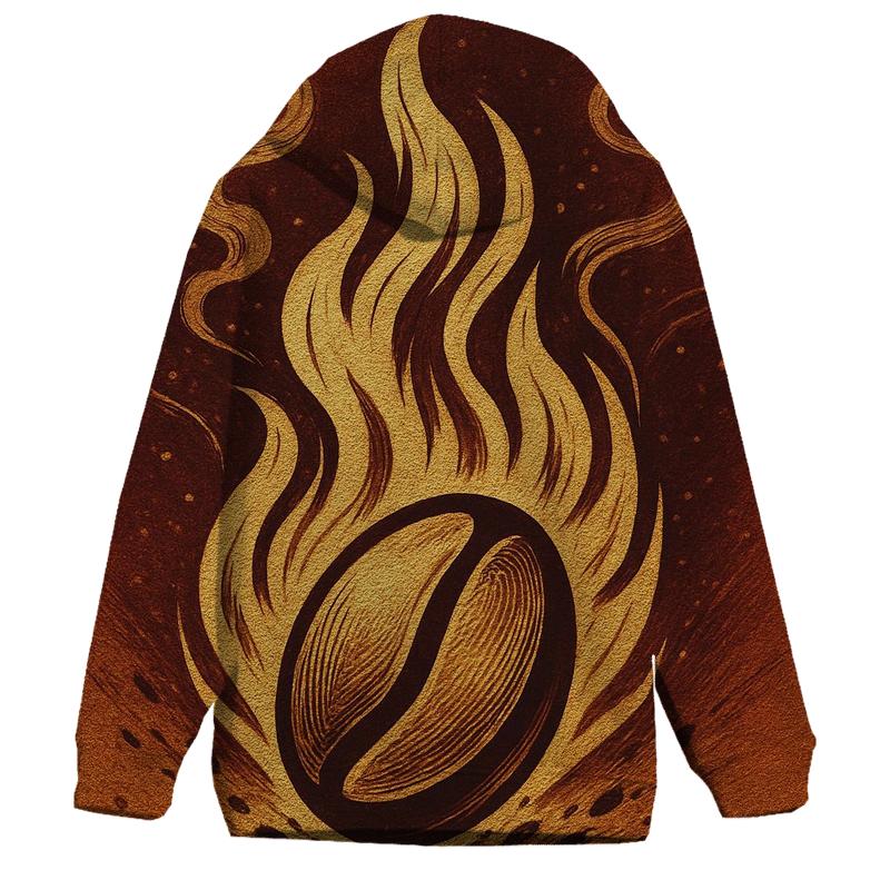 Roast Flame Emblem zip-up hoodies
