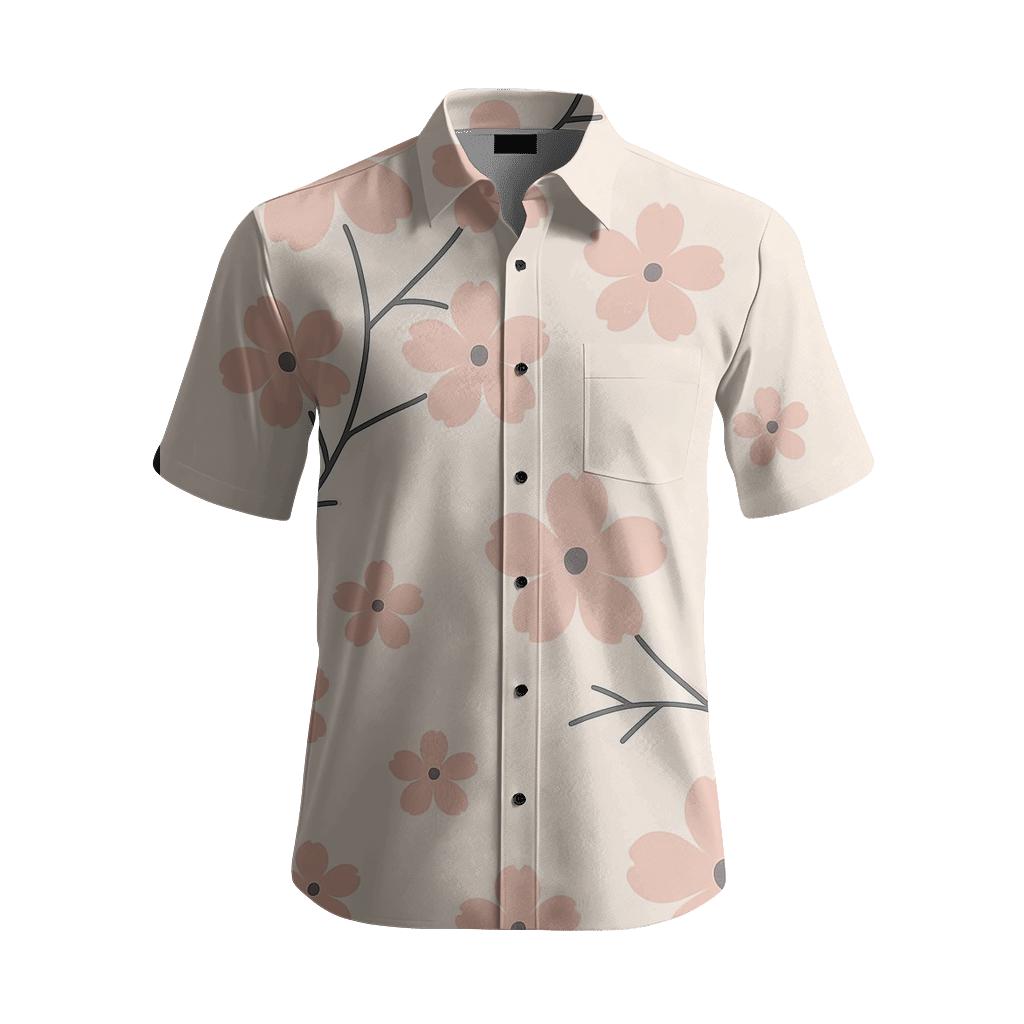 Blush Cherry Blossom Scatter unique embroidered patterns