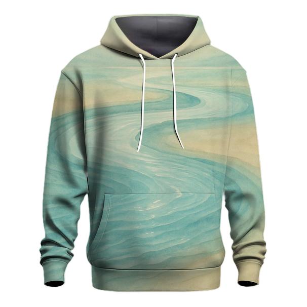 Sacred Waters Flow printed hoodies