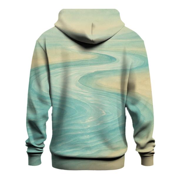 Sacred Waters Flow printed hoodies