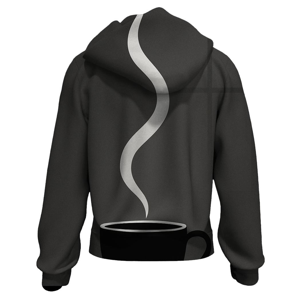 Steam Spiral Silhouette lightweight hoodies