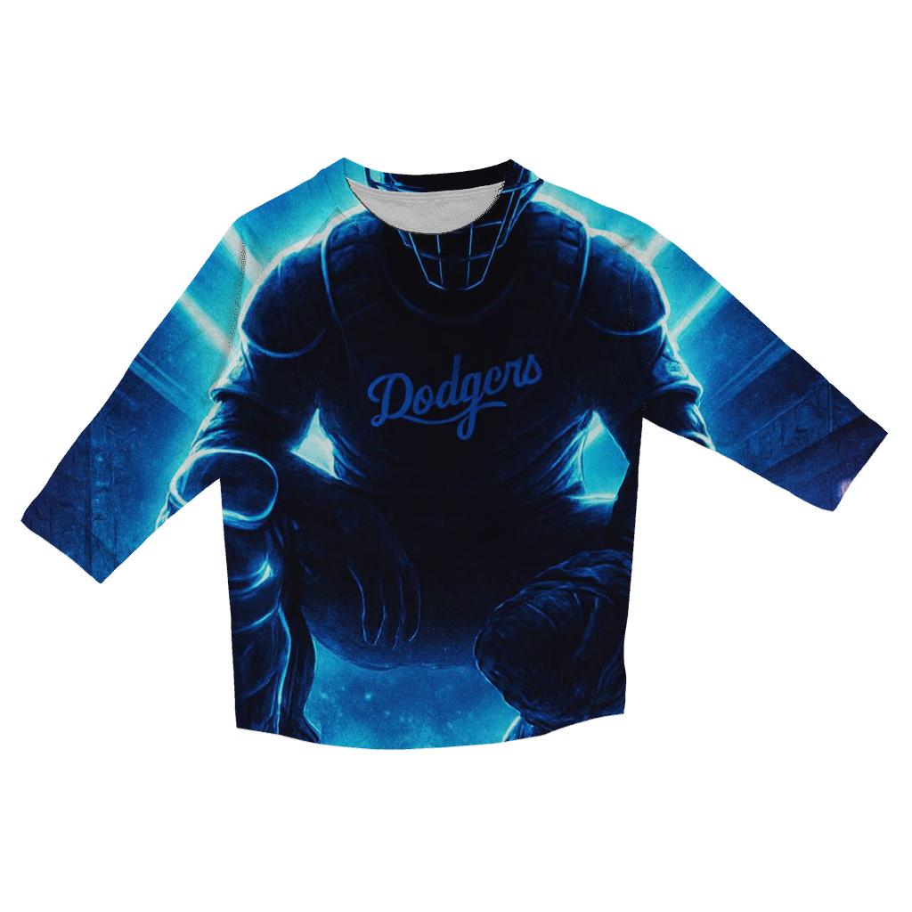 Neon Dugout Guardian cotton quarter sleeve shirts