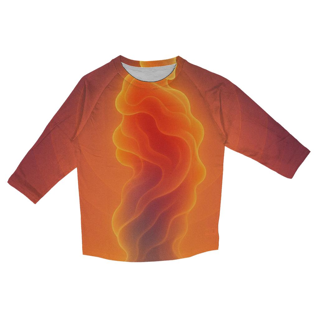 Gradient Smoke Sentinel designer 3/4 sleeve blouses