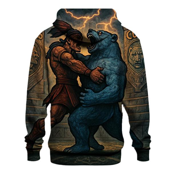 Mythic Braves Bears Duel designer hoodies