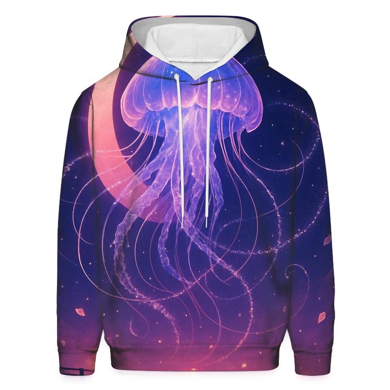 Cosmic Jellyfish Circus pullover hoodies