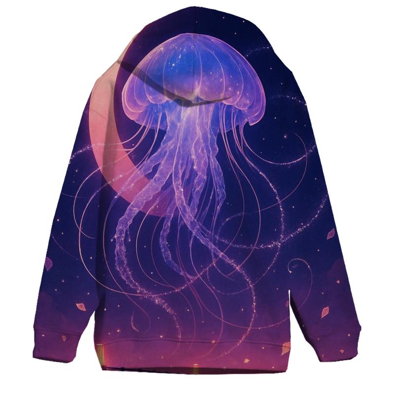 Cosmic Jellyfish Circus pullover hoodies