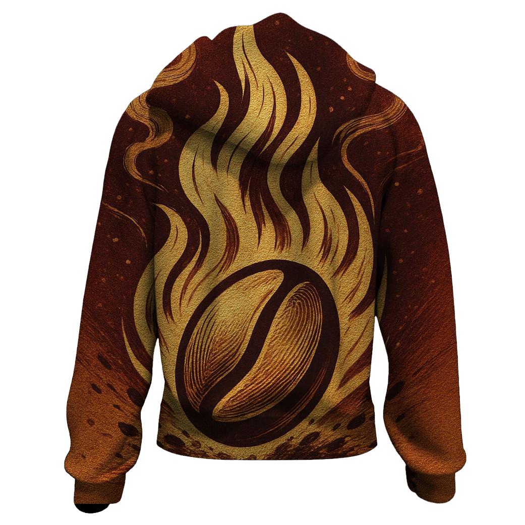Roast Flame Emblem zip-up hoodies