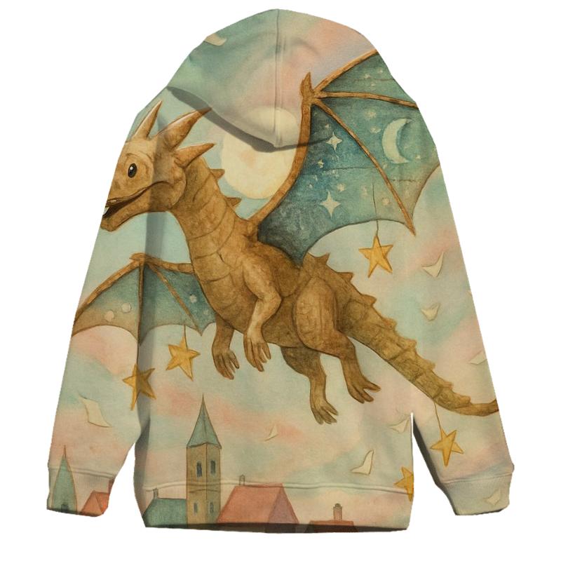 Paper Kite Dragon printed hoodies