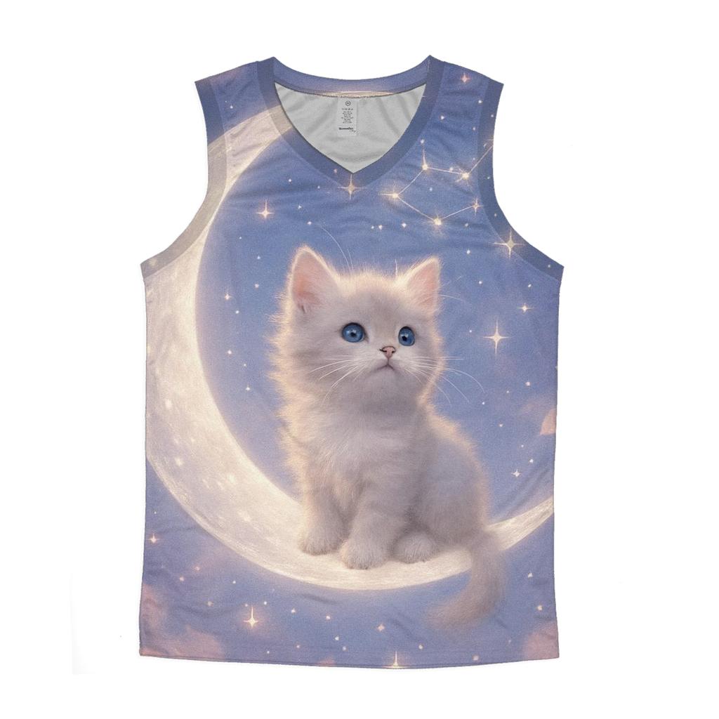 Moonbeam Kitten Reverie casual summer tank tops