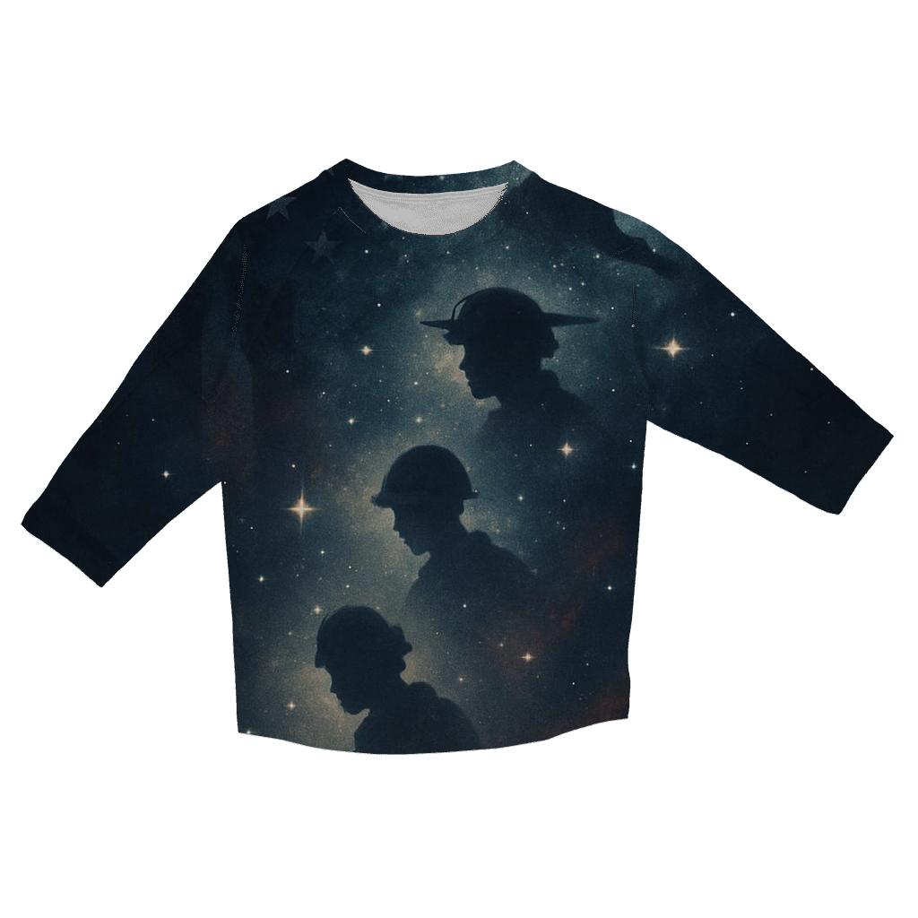 Constellation Of Service fashion 3/4 sleeve shirts