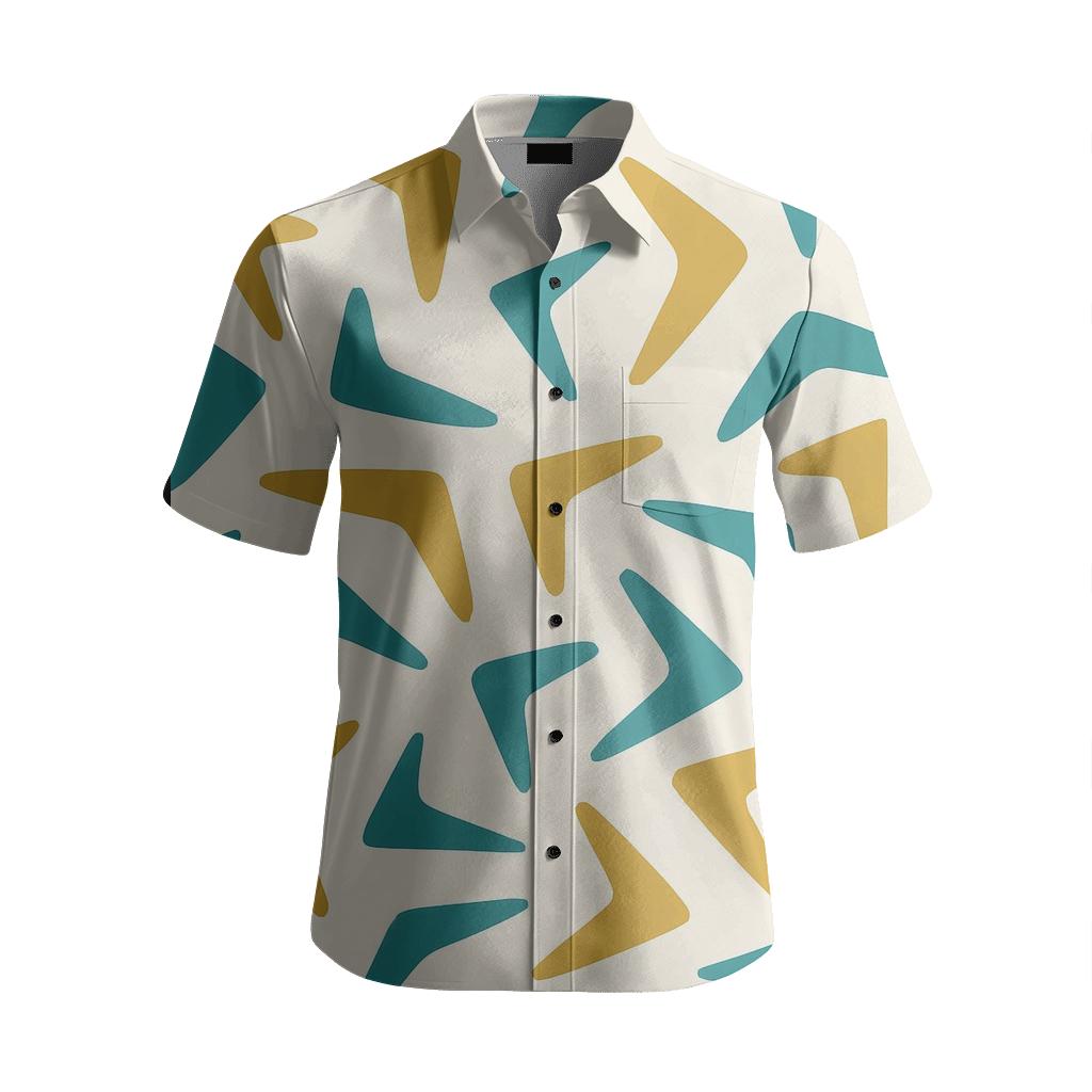 Atomic Boomerang Scatter stylish threadwork shirts
