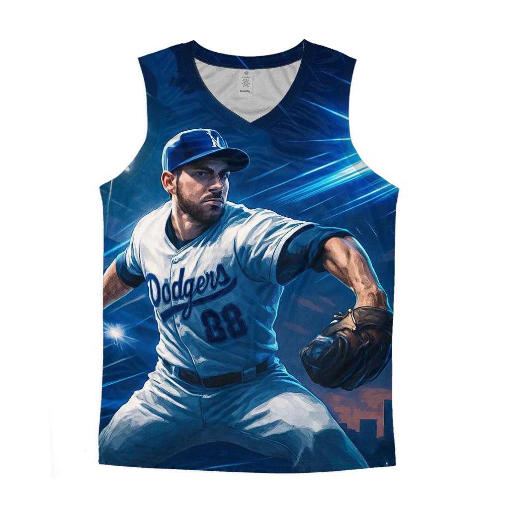 Skyline Fastball cotton sleeveless tops