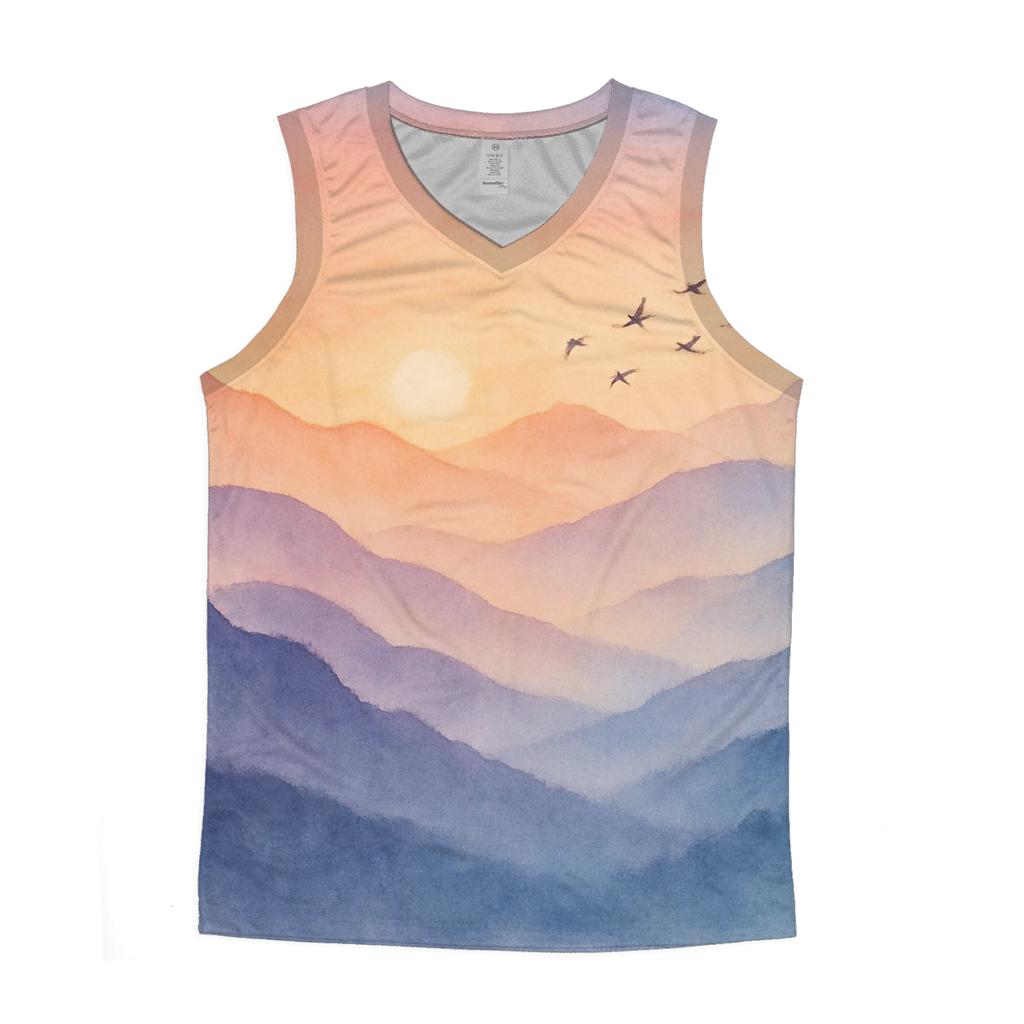 Lavender Ridge Lullaby designer workout tanks