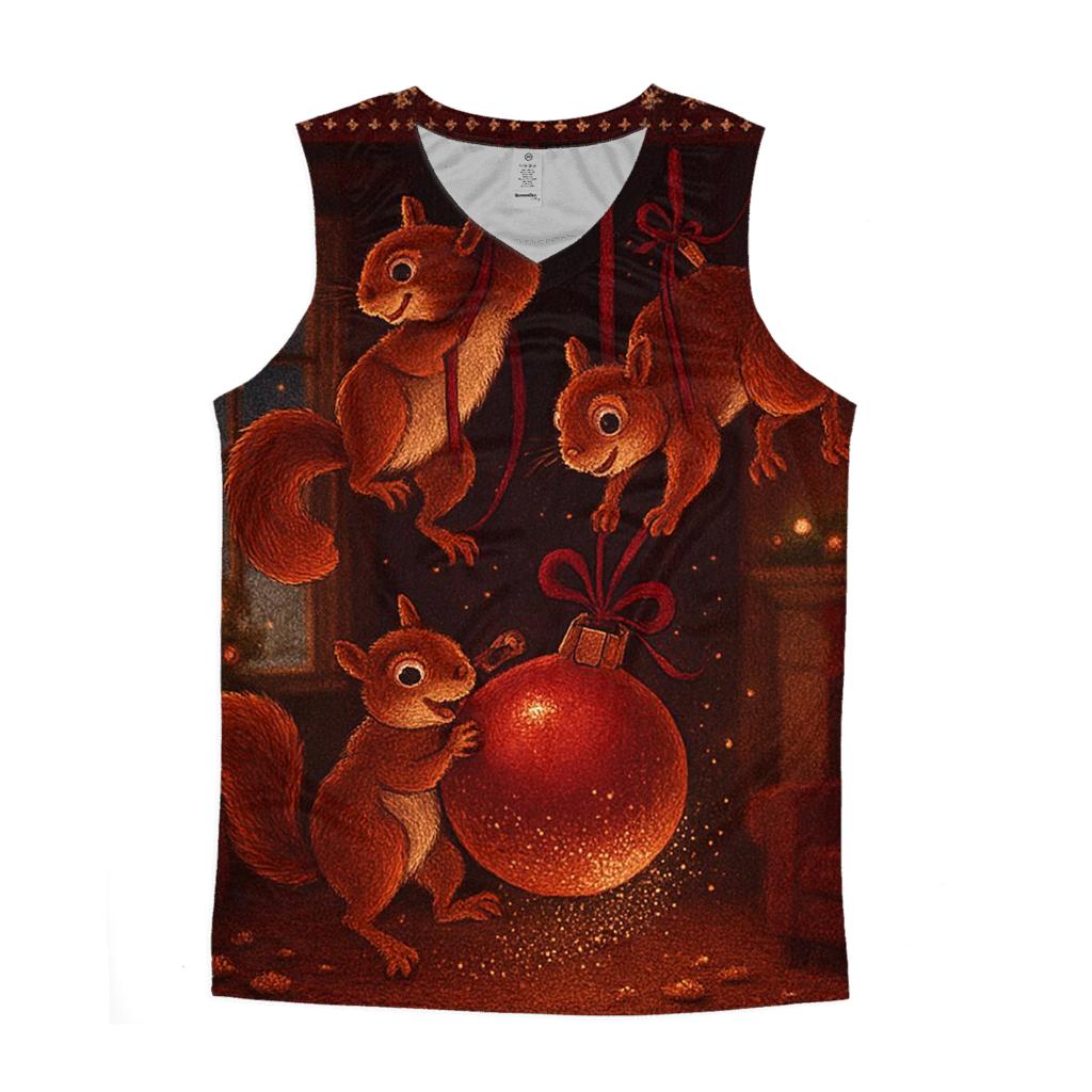 Mischievous Ornament Heist trendy fitted tank tops
