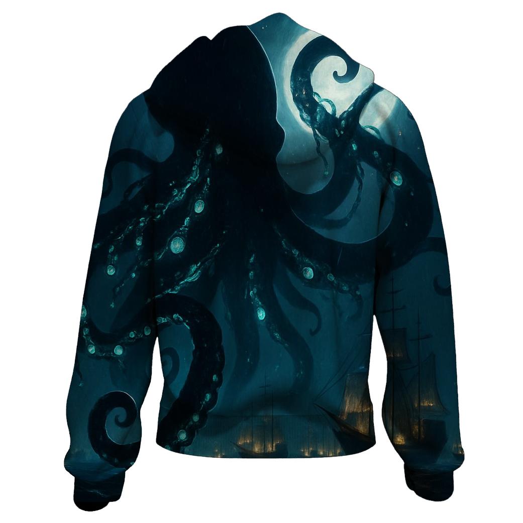 Starlit Harbor Kraken heavyweight hoodies