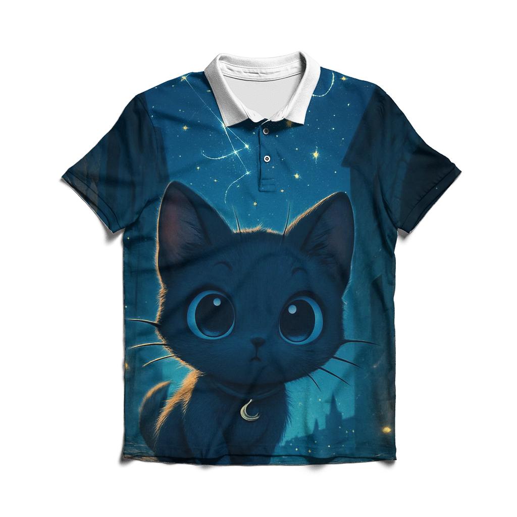 Starry-Eyed Alley Explorer personalized polo shirts